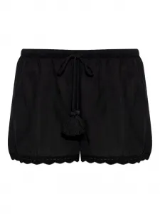 Шорты с отделкой в стиле аран Ulla Johnson, черный