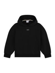 Толстовка черного цвета Hugo Boss Kids
