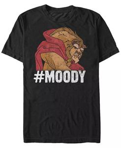 Футболка мужская Disney Beauty the Beast Moody Grumpy с коротким рукавом Fifth Sun, черный