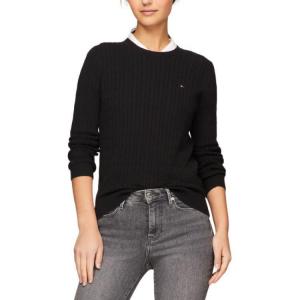 Tommy Hilfiger Кабельный свитер женский White