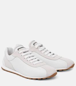 Кожаные кроссовки Brunello Cucinelli, белый