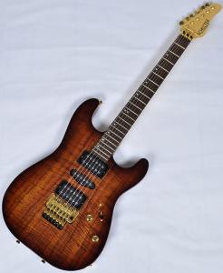Электрогитара Schecter CET Koa Top USA Custom Shop Electric Guitar Tobacco Burst