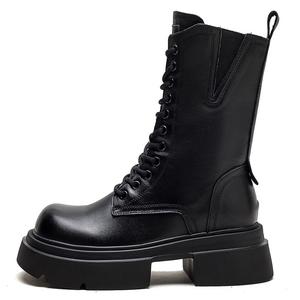 MATA Черные женские ботинки Short Martin высотой 5,5 см, цвет Black[Standard Size with A Slightly Loose Fit]