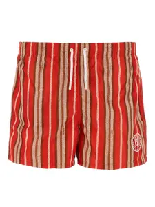 Плавки-шорты в полоску FENDI, красный