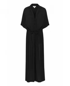 Элегантный черный комбинезон Slelonor Zaya Soaked In Luxury, черный