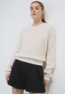 Джемпер Calliope UNIFARBENER MIT RUNDHALSAUSSCHNITT, Bianco Lana/Off-White