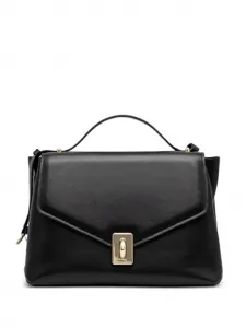 Сумка-тоут с откидным клапаном Furla, черный