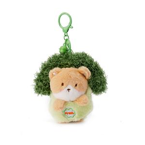 Мультяшные маскирующиеся овощные животные плюшевые куклы подвеска высота 9см/11см/12см/13см Bowl