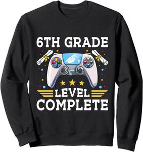 Детская толстовка Complete Gamer Kids для мальчиков 6-го класса, выпуск 2023 года Class Of 2023 Cute Kids Happy Graduation Gift Shop, черный