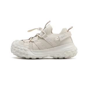 Дышащие низкие повседневные детские кроссовки Kids' Satchi, бежевый