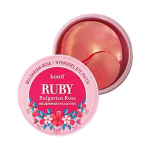 Гидрогелевые патчи для глаз 60 шт. Petitfee, Koelf Ruby Bulgaria Rose