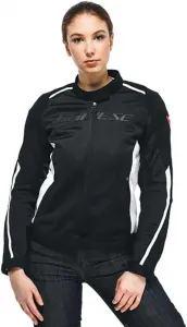 Женская летняя мотоциклетная куртка Dainese Hydraflux 2 Air Lady D-dry со съемной водонепроницаемой подкладкой (1 шт.), black / white