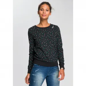 Толстовка KangaROOS со спортивным минималистичным принтом, черно-белый