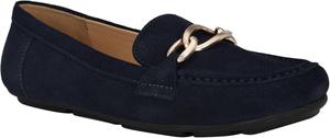 Женские лоферы Calvin Klein Lenika, Dark Blue Suede 400