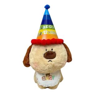 Очаровательная и мягкая плюшевая игрушка Big Nose Dog, идеальная для подарка на день рождения, плюшевая кукла, высота 35см MIXIANG, желтый