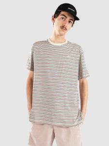 Футболка Oakley Relax Striped T-Shirt, mist/grenache stripes
