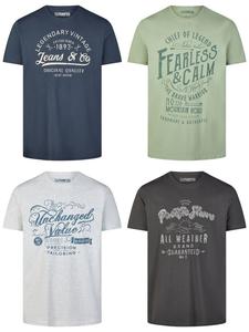 Набор из 4 разноцветных футболок RIVLeon