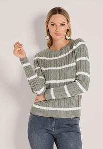Джемпер MADELEINE Jumper, Graphite Melange Wool White/Grey