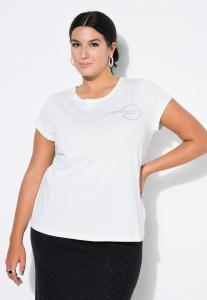 Футболка Studio Untold CIRCLE-PRINT, Off-White/White