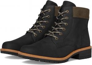 Ботинки ECCO Elania Lace Boot, цвет Black/Tarmac