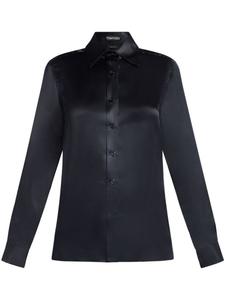 TOM FORD шелковая рубашка, черный