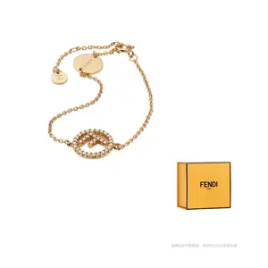 FENDI Браслет Bronze для женщин Gold