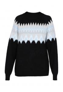 Тонкий вязаный свитер usha FESTIVAL Sweater, черный