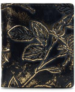 Кошелек Linette Bark Leaves Snap Wallet Patricia Nash, Black Bark Leaves