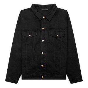 Куртка fw23 denim jacket 'jet black' Fear Of God Essentials, черный