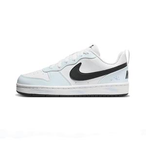 Nike Кроссовки Court Borough Black Blue Small Fruit Low top Kids' Skateboarding Shoes White