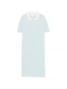 Платье с воротником поло и карманом A.P.C., синий