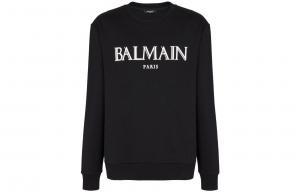 Весна-Лето 2023 Толстовка Мужская Черная BALMAIN