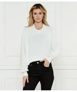 Толстовка Oversize fit Elisabetta Franchi, бежевый