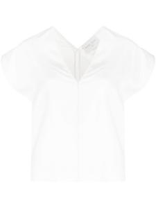 Forte Forte блузка с разрезом сбоку, белый