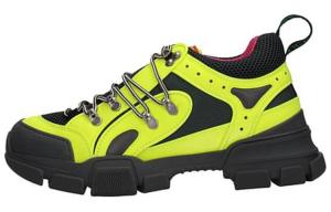 Ботинки походные Gucci Flashtrek мужские, желтый / черный