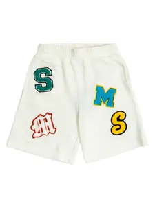 Шорты с эластичным поясом Stella McCartney Kids, белый