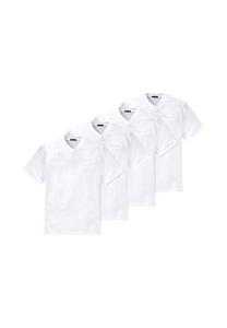 Майка / рубашка с коротким рукавом 4 шт. в упаковке американская Schiesser, белый