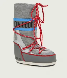 Снежные ботинки ICON SPACE RACING Moon Boot, серебро