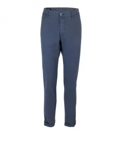 Брюки чиносы обычного кроя застегиваются на молнию и пуговицы Mason'S, синий