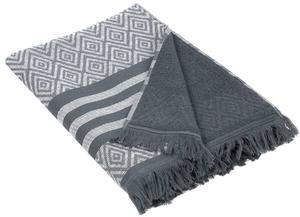 Пляжное полотенце Zollner 00000444, 90x1x160 см, антрацитовый