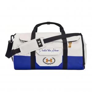 Полиэстеровая дорожная сумка унисекс Under Armour, Глиняно-белый и синий