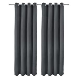 Штора Beautissu , 140x1 см, антрацит