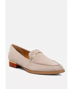 Женские лоферы Paulina Slip On из замши Rag & Co, загар/бежевый