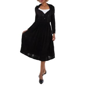 Юбка Yohji Yamamoto Intarsia Plaid JQ Gather, черный