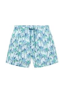 Пляжные шорты Mango Kids, светло-голубой