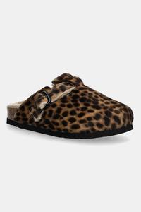 Замшевые тапочки FAE NEW Scholl, коричневый