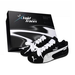 PUMA Speedcat Collection Princess Aurora устойчивые к истиранию низкие кеды Casual Women's Silver Black