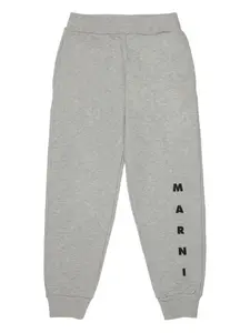 Спортивные брюки с логотипом Marni Kids, серый