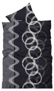 Зимнее постельное белье One-Home Thermofleece Kreise, 135x8x200 см, серый