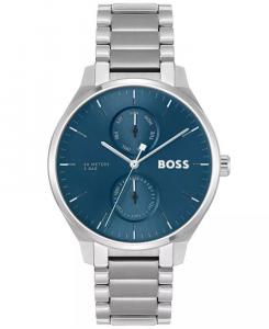 Мужские кварцевые многофункциональные часы Tyler из нержавеющей стали 43 мм Hugo Boss